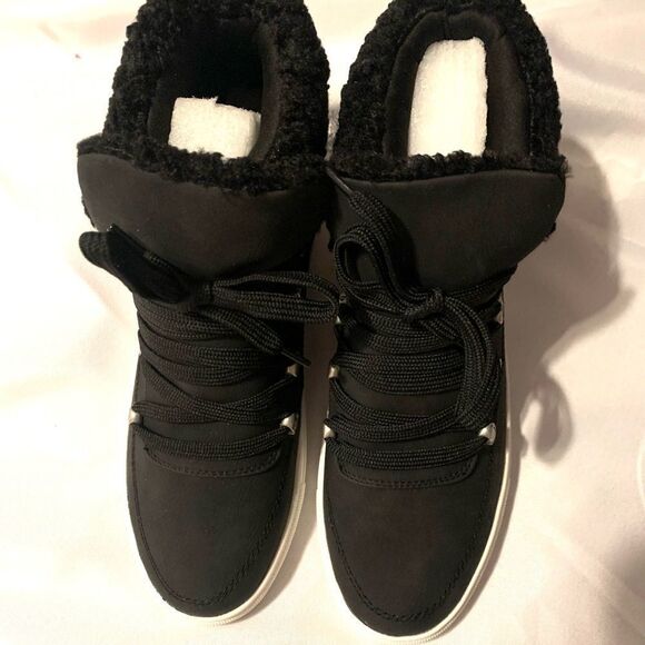 New report faux fur lined sneakers - Picture 2 of 5